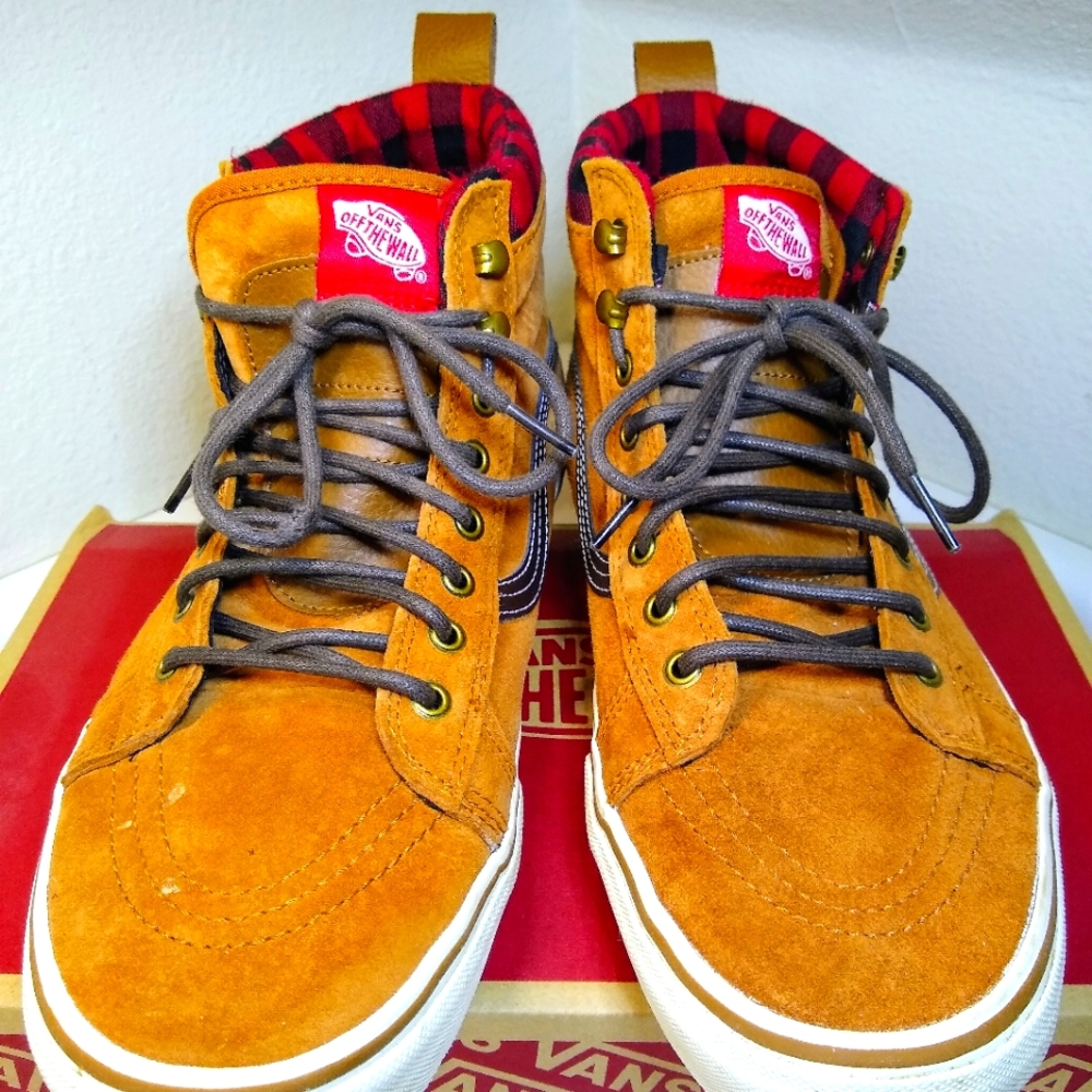 Vans Sk8 High MTE Glazed Ginger Size 12 Mens